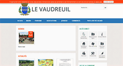 Desktop Screenshot of levaudreuil.fr
